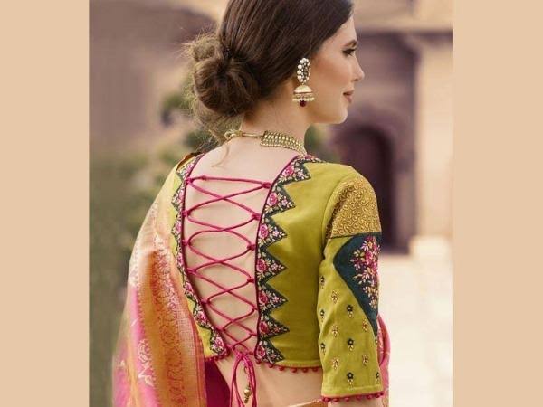 Hot And Glamours Backless Choli Design For This Party Season