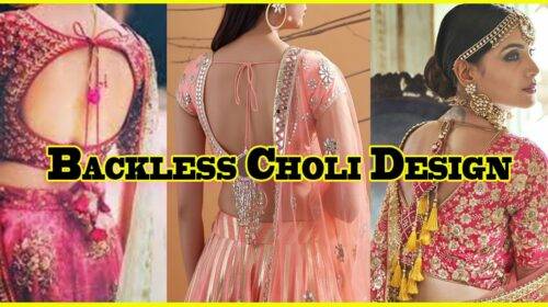Latest Hot and Glamours Backless Choli Designs